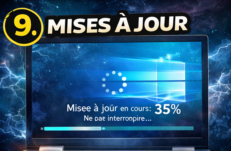 Windows ou pilotes non mis à jour